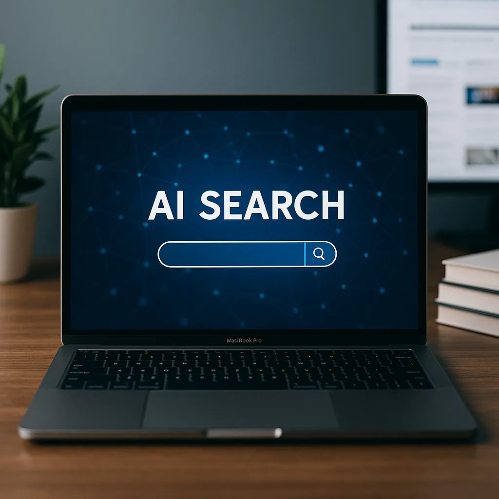Illustration representing AI-ready search optimisation