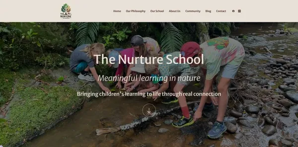 The Nurture School website