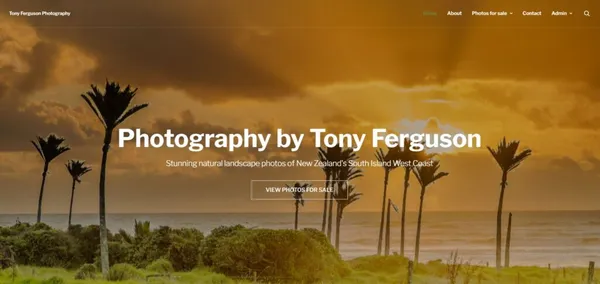 Tony Ferguson Photography website